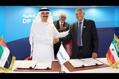 Victory: DP World celebrates its winning of the tender to operator Somalia's Port of Bosasso